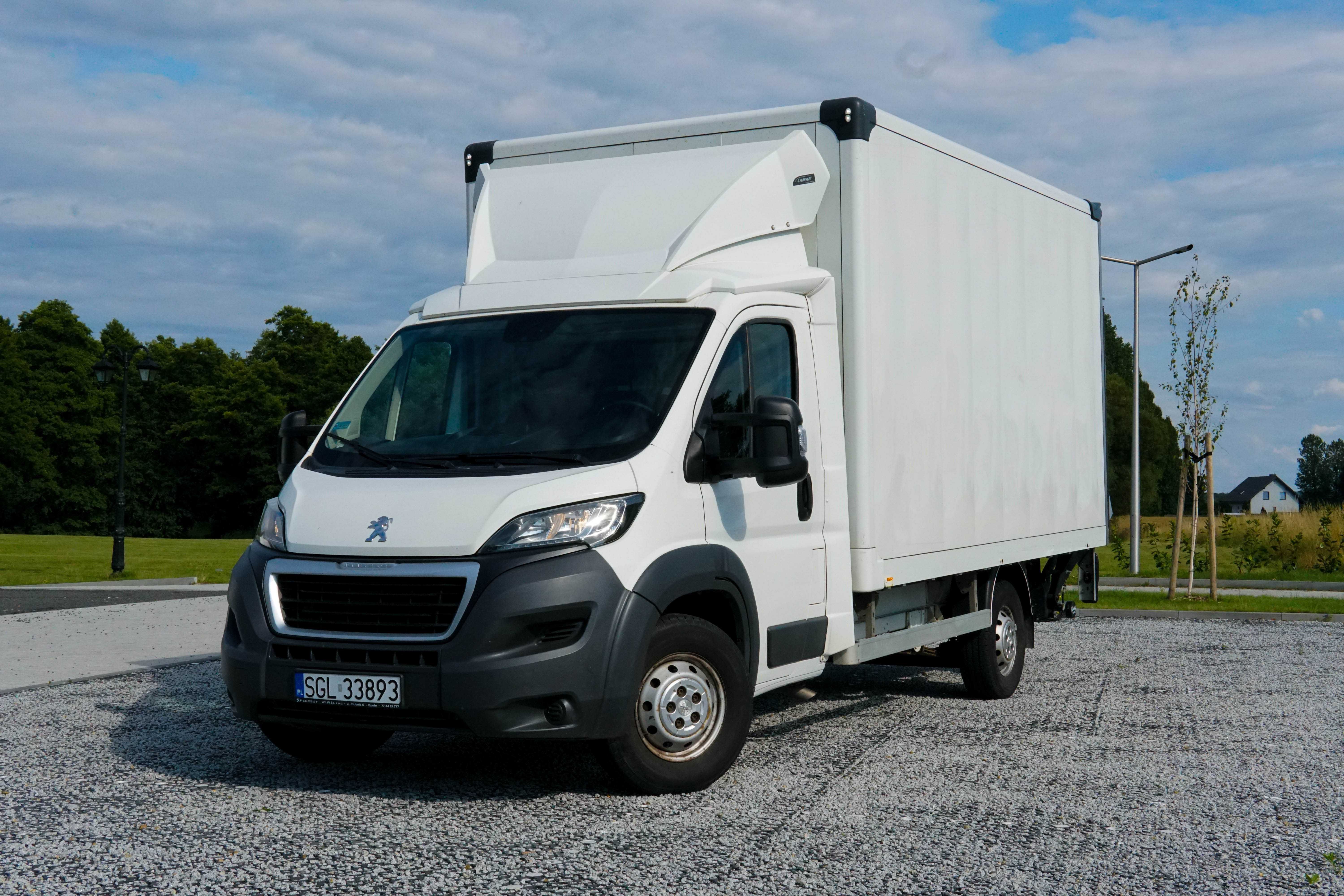 Peugeot Boxer lamBOX | 2017 | Winda Bar | VAT 23% | Kontener | Klima |