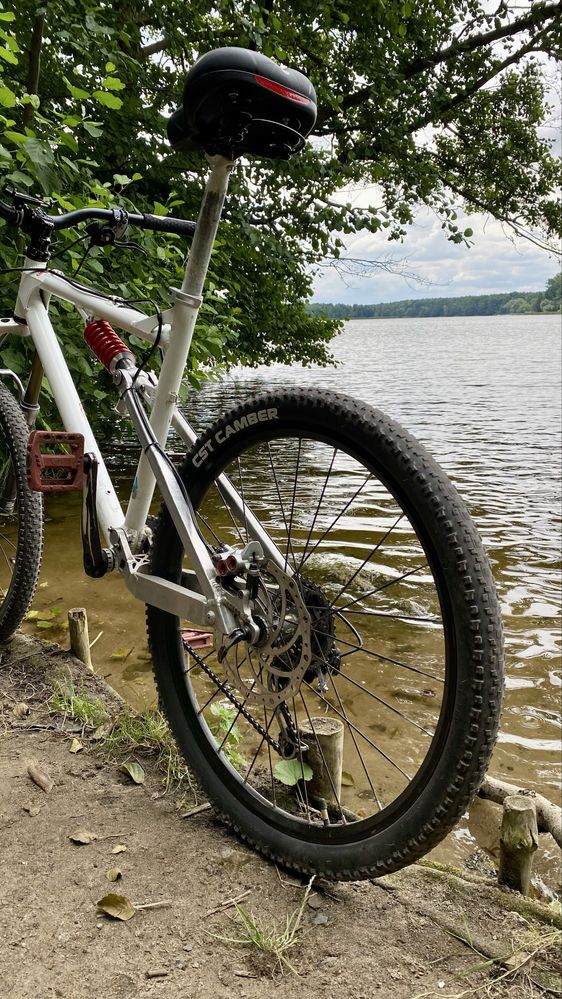 Rower Retro Full MTB Enduro - hydraulika air forks - handmade frame