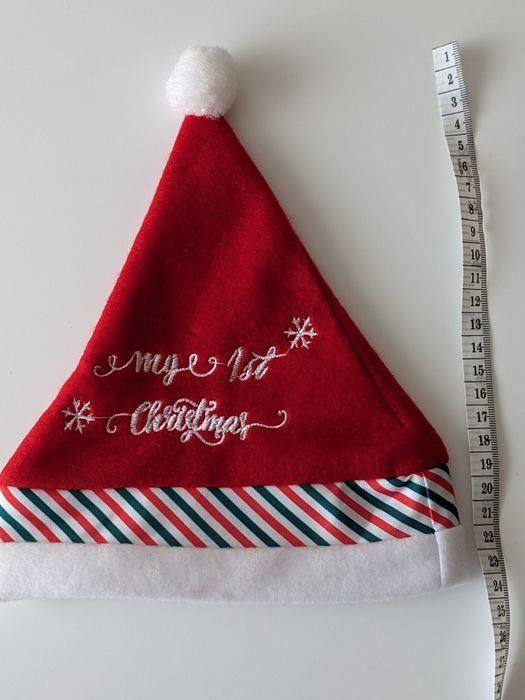 Czapeczka świąteczna -moje pierwsze święta