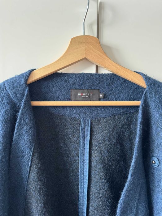 Kardigan MONNARI M 38 granatowy elegancki narzutka sweter