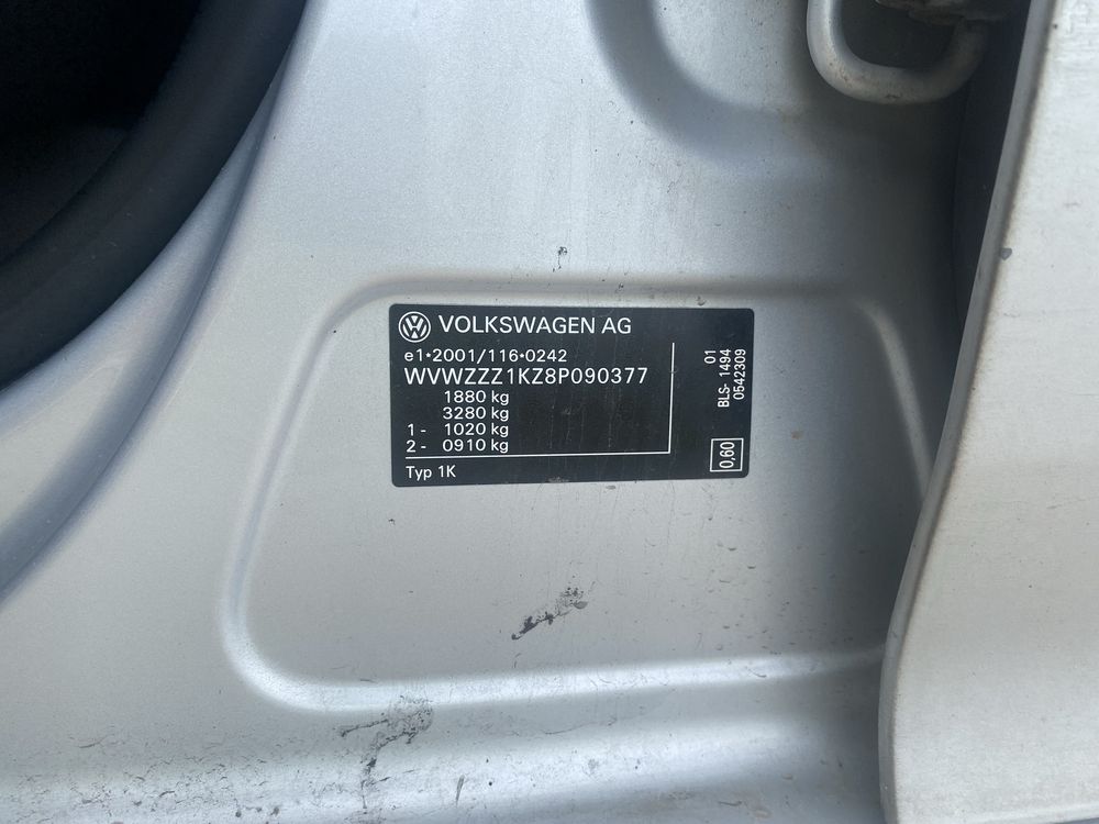 Golf V 1.9TDI 2008r.