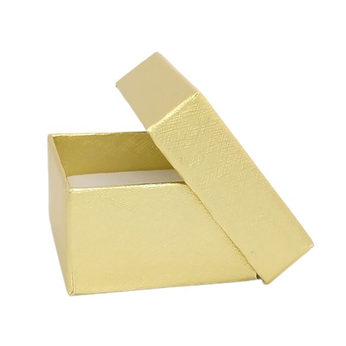 Złote pudełeczko na biżuterię - prezentowe małe