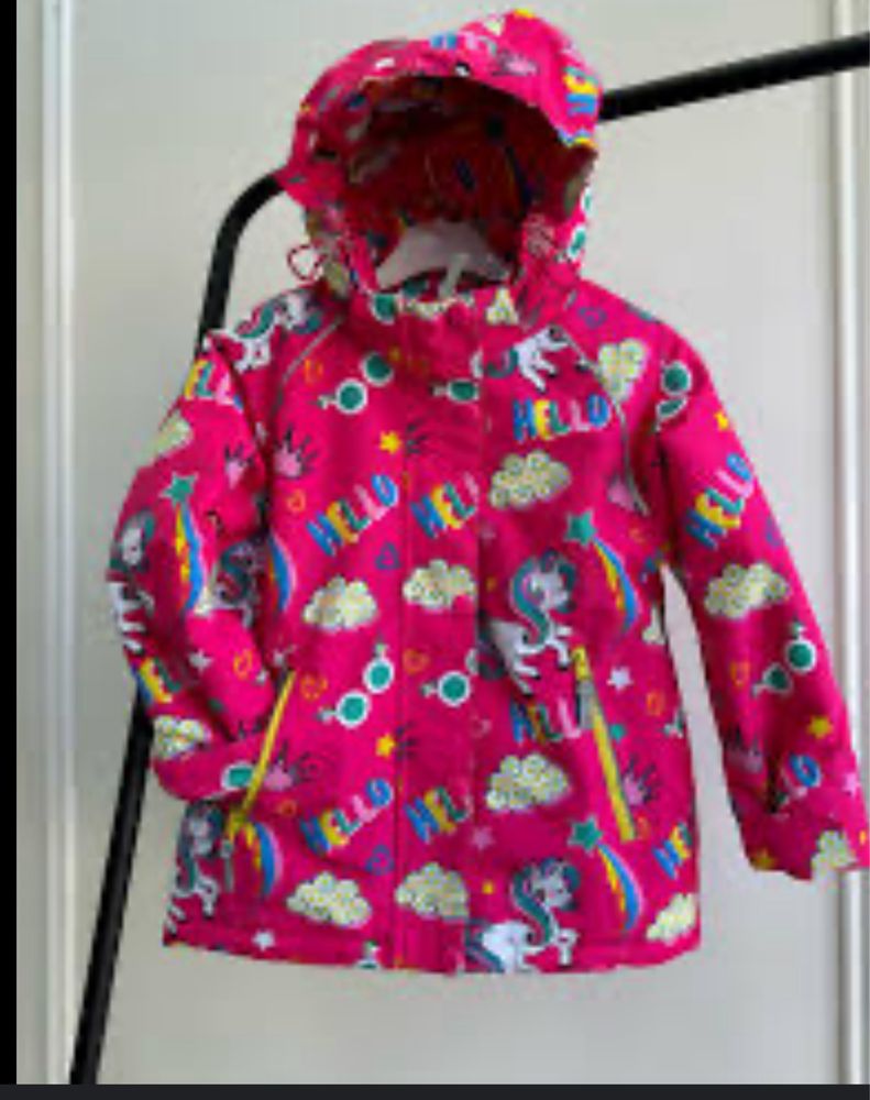 Демісезонна термо куртка для дівчинки