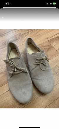 Замшевые туфли мужские мокасины 42