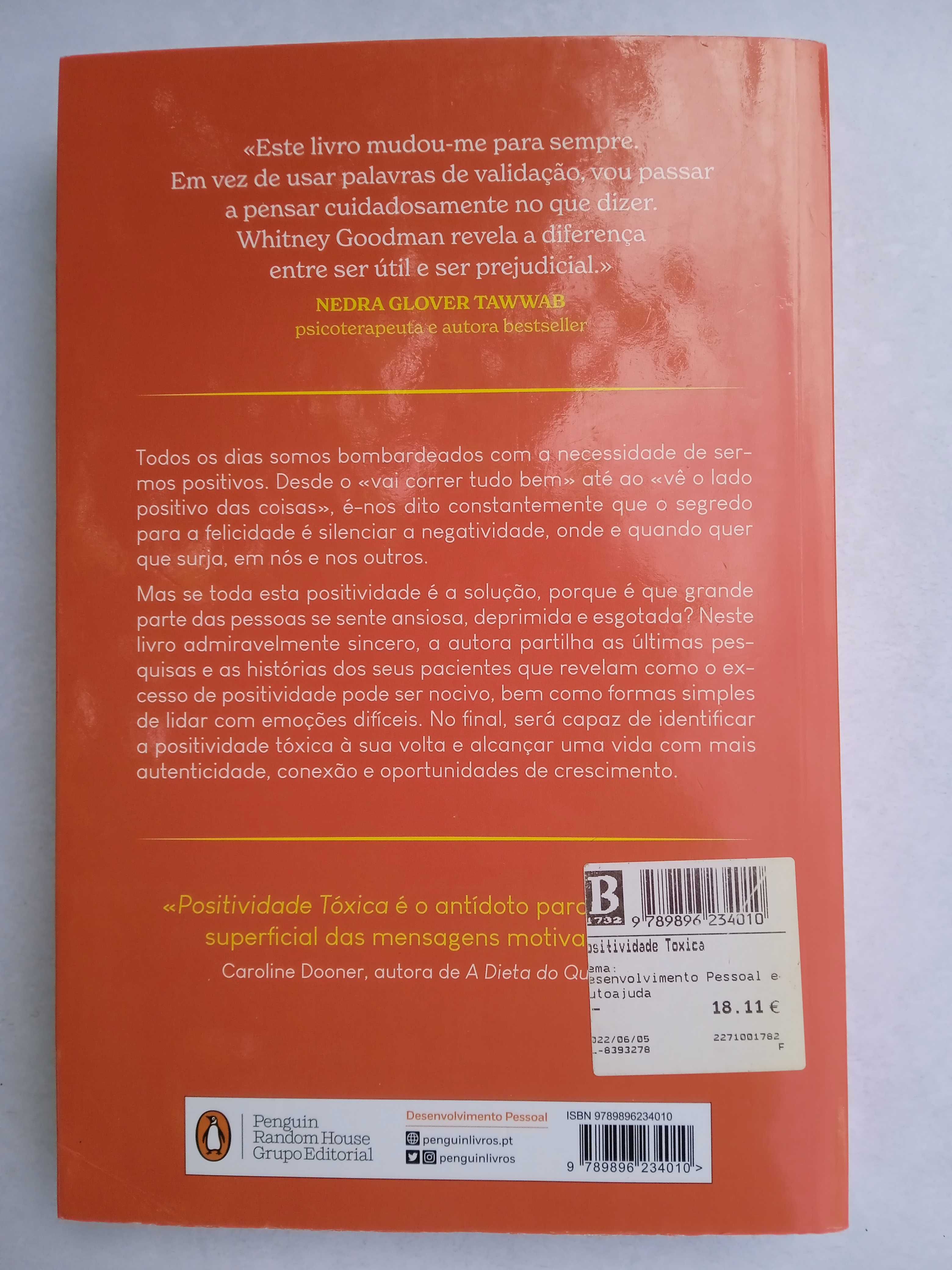 Livro "Positividade Tóxica"