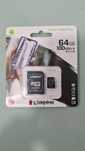 Cartão Micro sd Kingston de 64gb novo