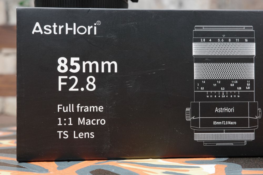 Об'єктив Astrhori 85mm 2.8 Tilt Macro Lens Fullframe для Canon RF