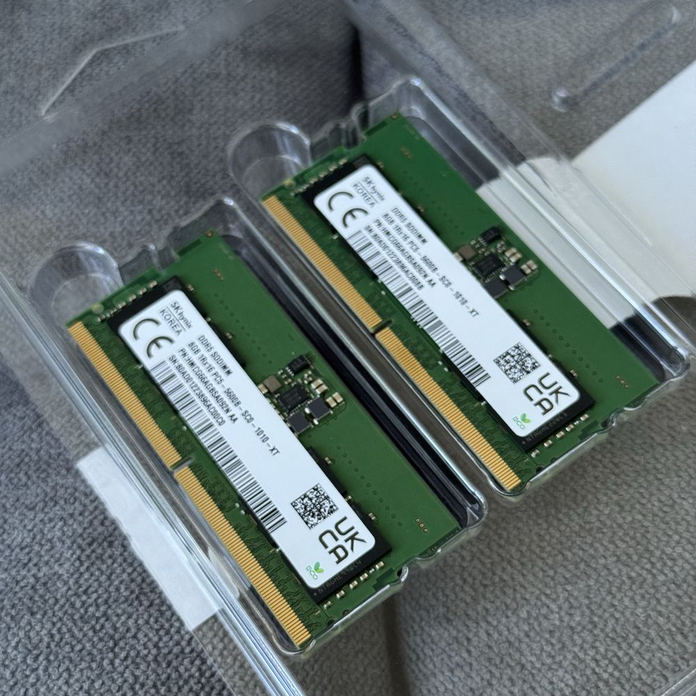 Пам'ять для ноутбуків SK hynix 8 GB SO-DIMM DDR5 4800 MHz