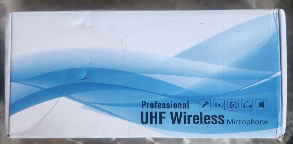 Microfone de palco wireless novos