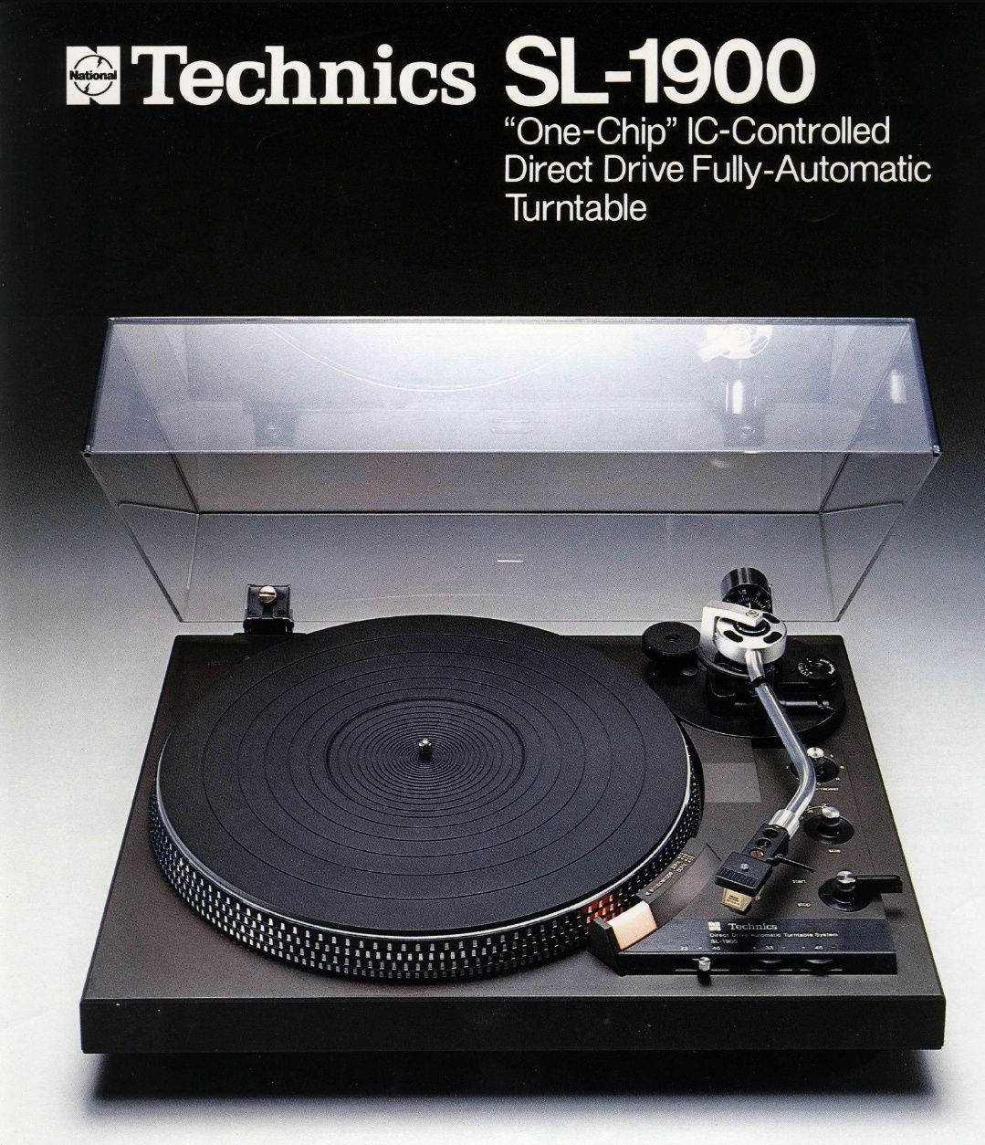 Gramofon Technics  SL-1900 Direct Drive Japan 1976 - 1978