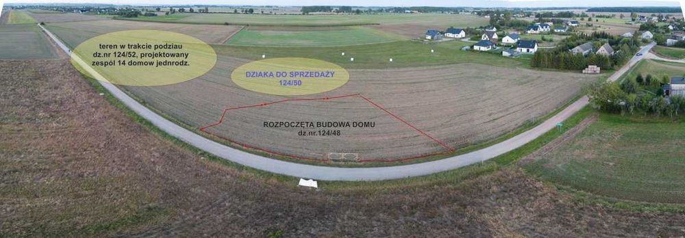 Sprzedam działki budowlane w Brudzewie, powiat pucki.