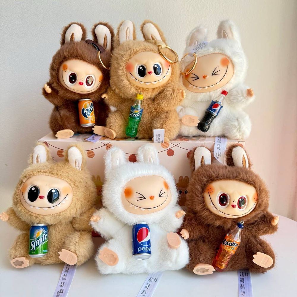 Лабубу 2 сезон новинка 17 см кола спрайт пепсі фанта labubu fanta