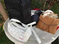 Relógios malas bonés mochilas
