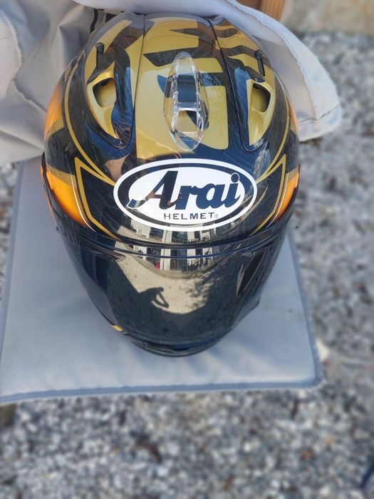 Capacete Arai Rx7v Spirt Gold