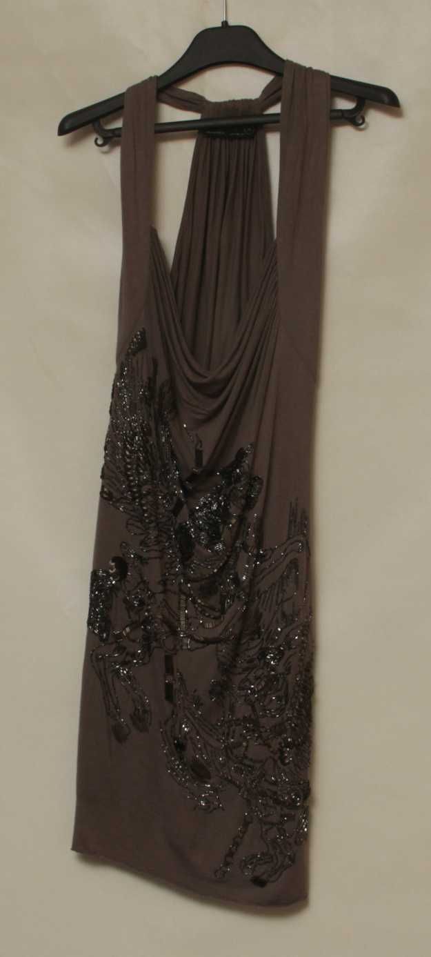 AllSaints рр 14 платье из вискозы и метала