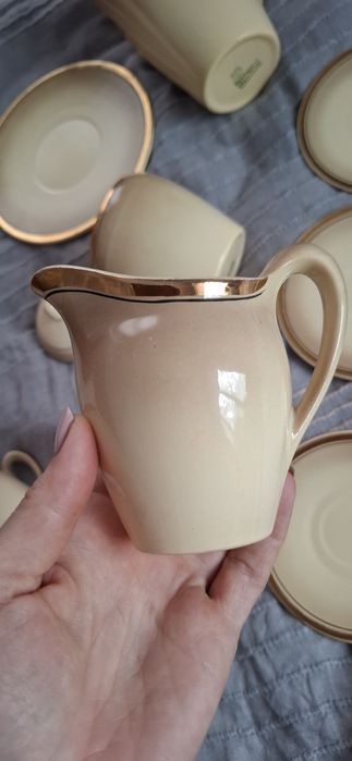 Кавовий сервіз Буди Кавник з блюдцем, цукорниця та молочник