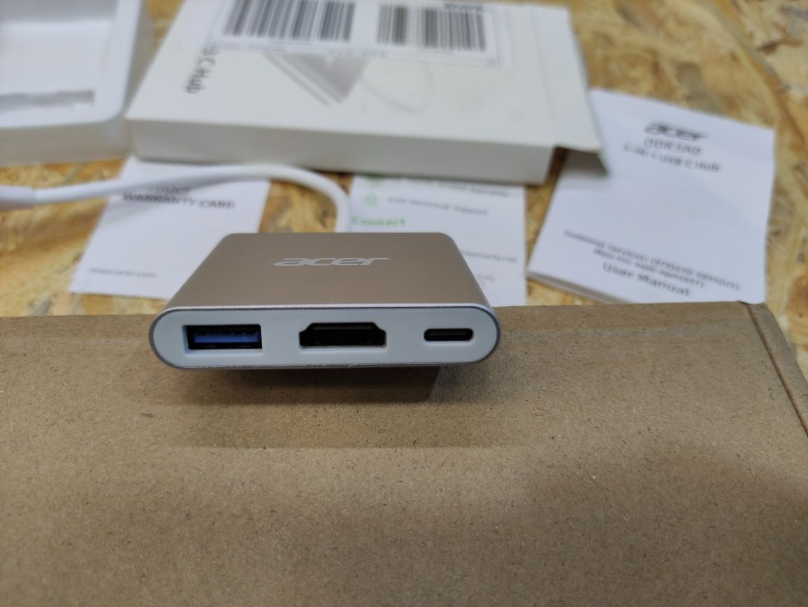 Адаптер перехідник Acer USB - HDMI - Tupe-c