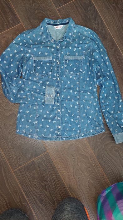 Рубашка джинсова для дівчинки 12-14 років