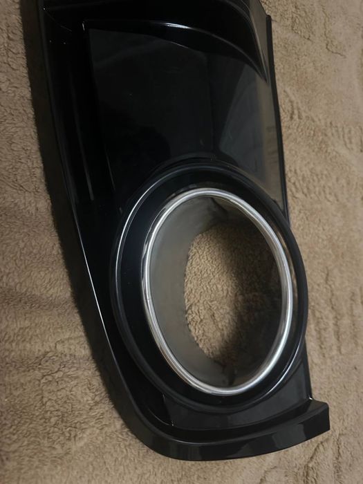 Диффузор Audi з насадками RS Black обичний бампер.А4В8{В8.5} 11-15 рік