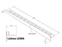 Listwa  brodzikowa