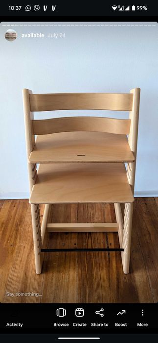 Stokke Tripp Trapp cadeira evolutiva