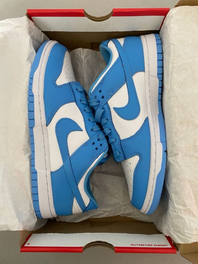 dunk low unc originais