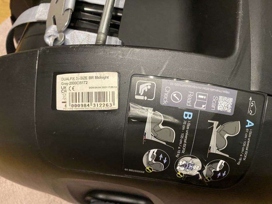 Fotelik Britax Romer Dualfix 3 i-Size Midnight Grey