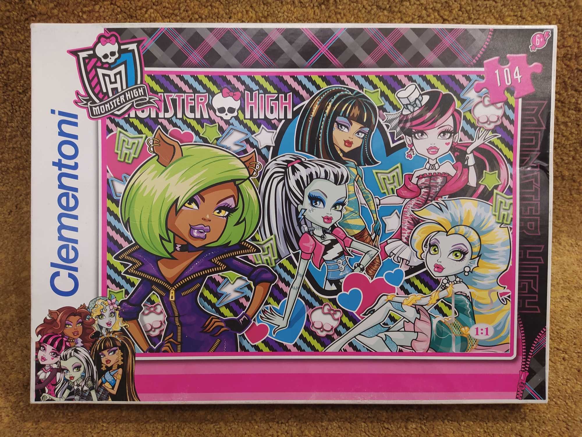 Puzzle dziecięce Monster High