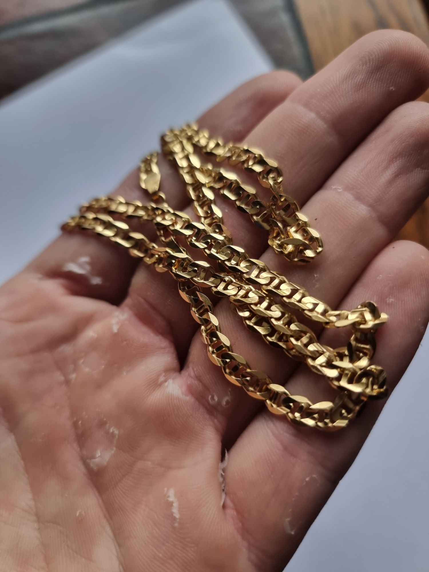 Złoty łańcuszek Splot gucci 23.38 g 60 cm 585 nowy cechowany  230zł/g