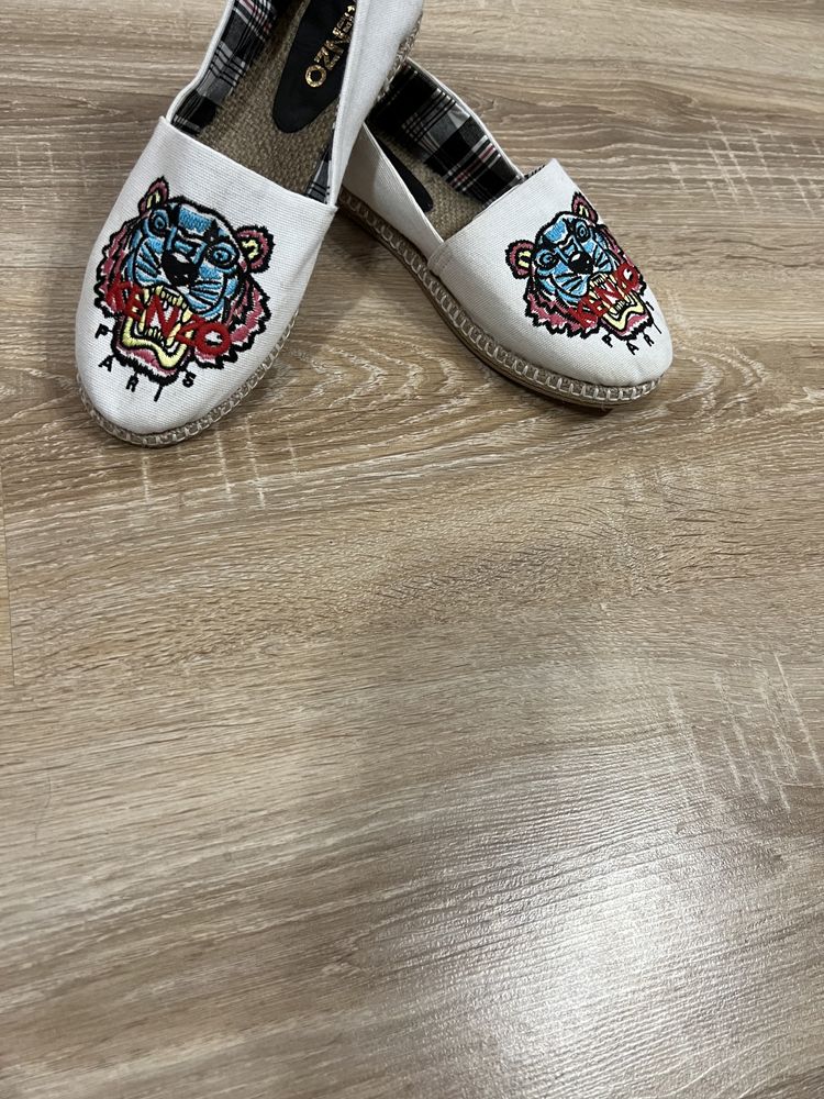 Espadryle Kenzo tygrys balerinki