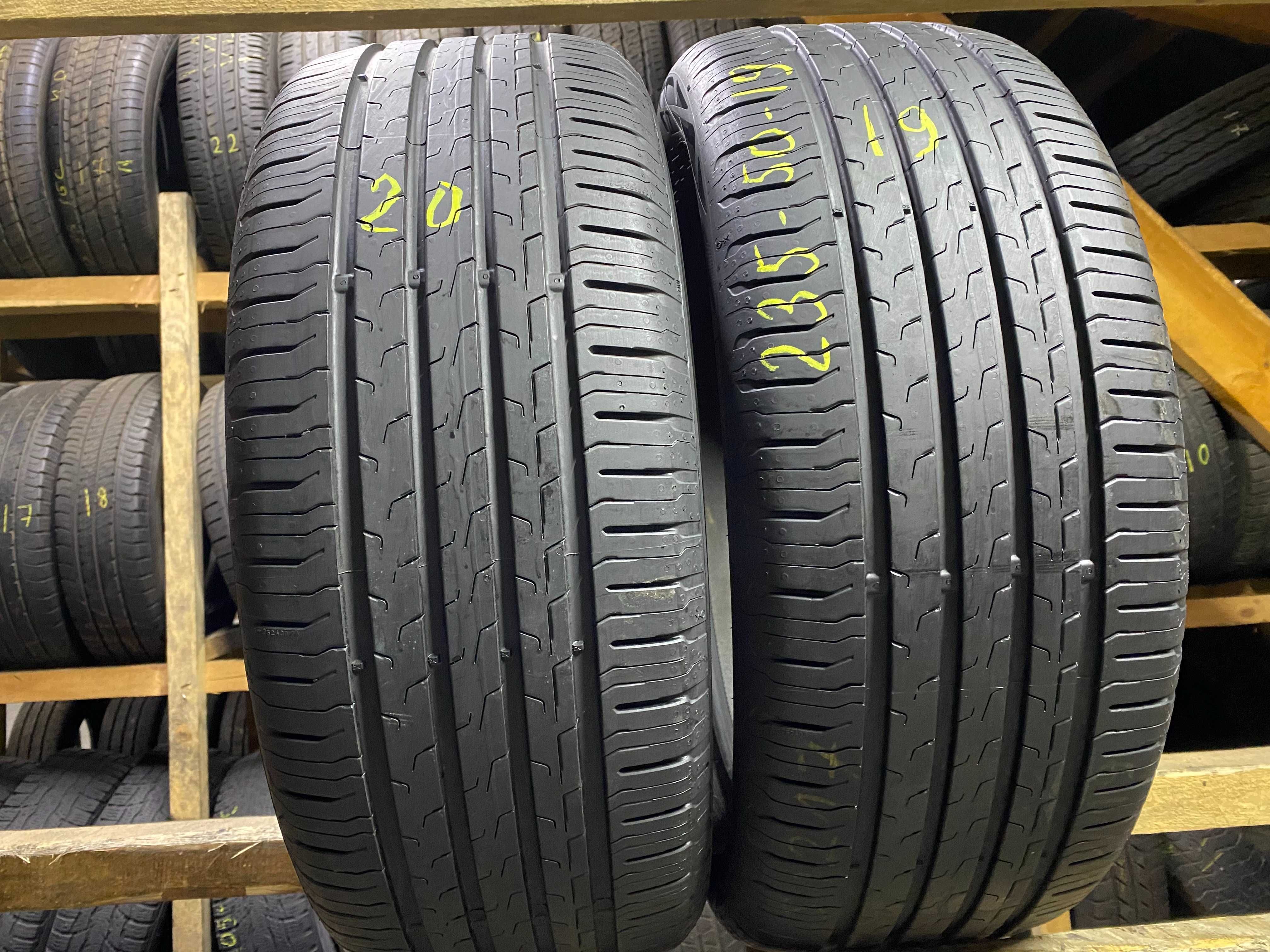 Шини Літо 235/50R19 Continental EcoConntact6 2020рік 6мм