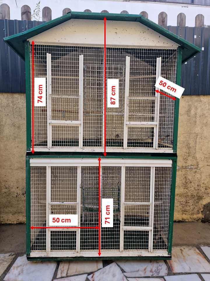 Viveiro quádruplo para aves