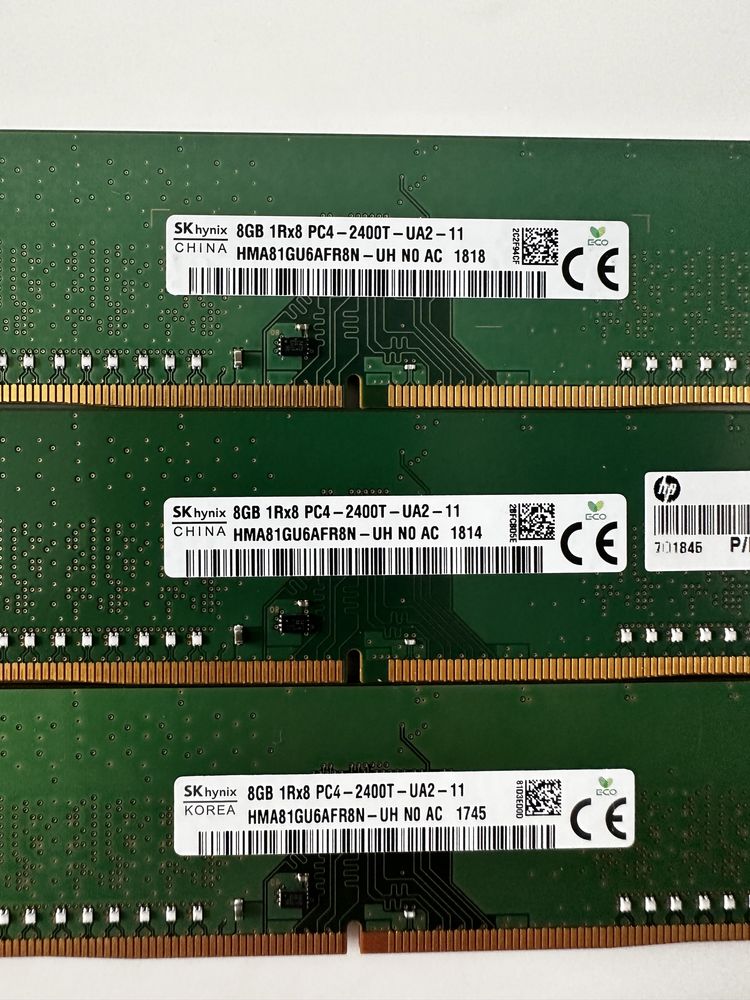 Оперативная память DDR4 8gb pc4-2400 udimm для пк (pc)