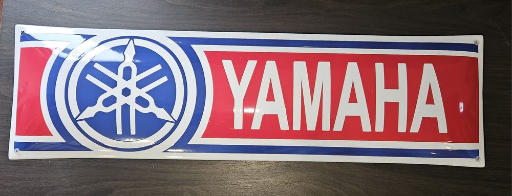 Placa esmaltada Yamaha