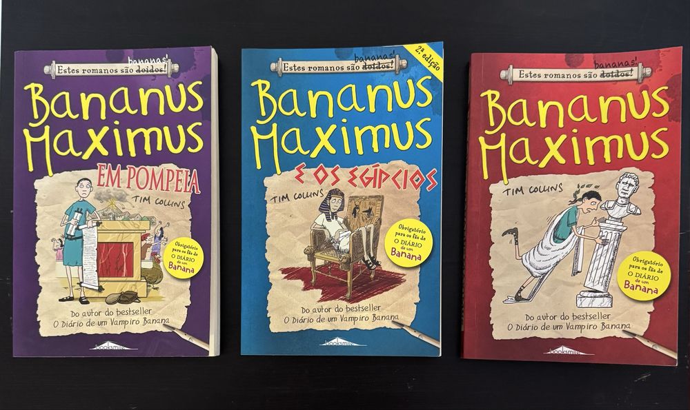 Livros Bananus Maximus - Tim Collins (3 volumes)