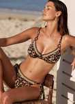 Kostium kąpielowy Calzedonia M 80B/75C/70D cętki panterka Animalier
