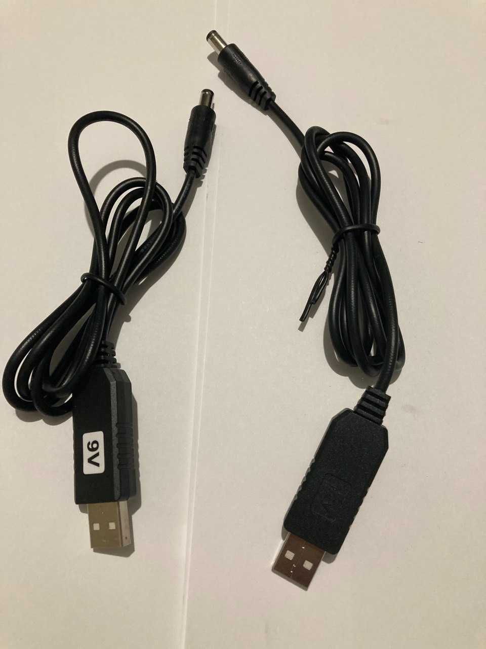 Кабель  USB 9-12В, повышайка для роутера