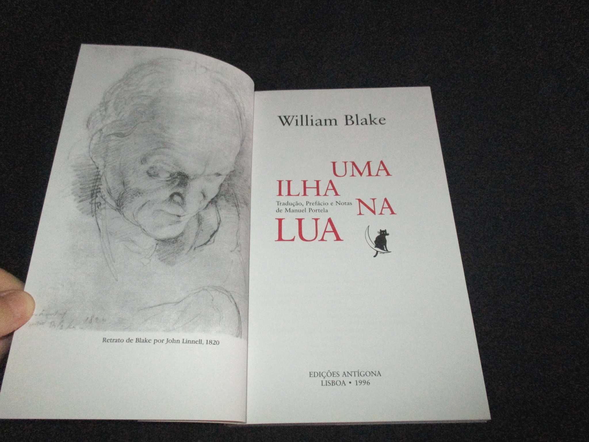 Livro Uma Ilha na Lua William Blake Antígona