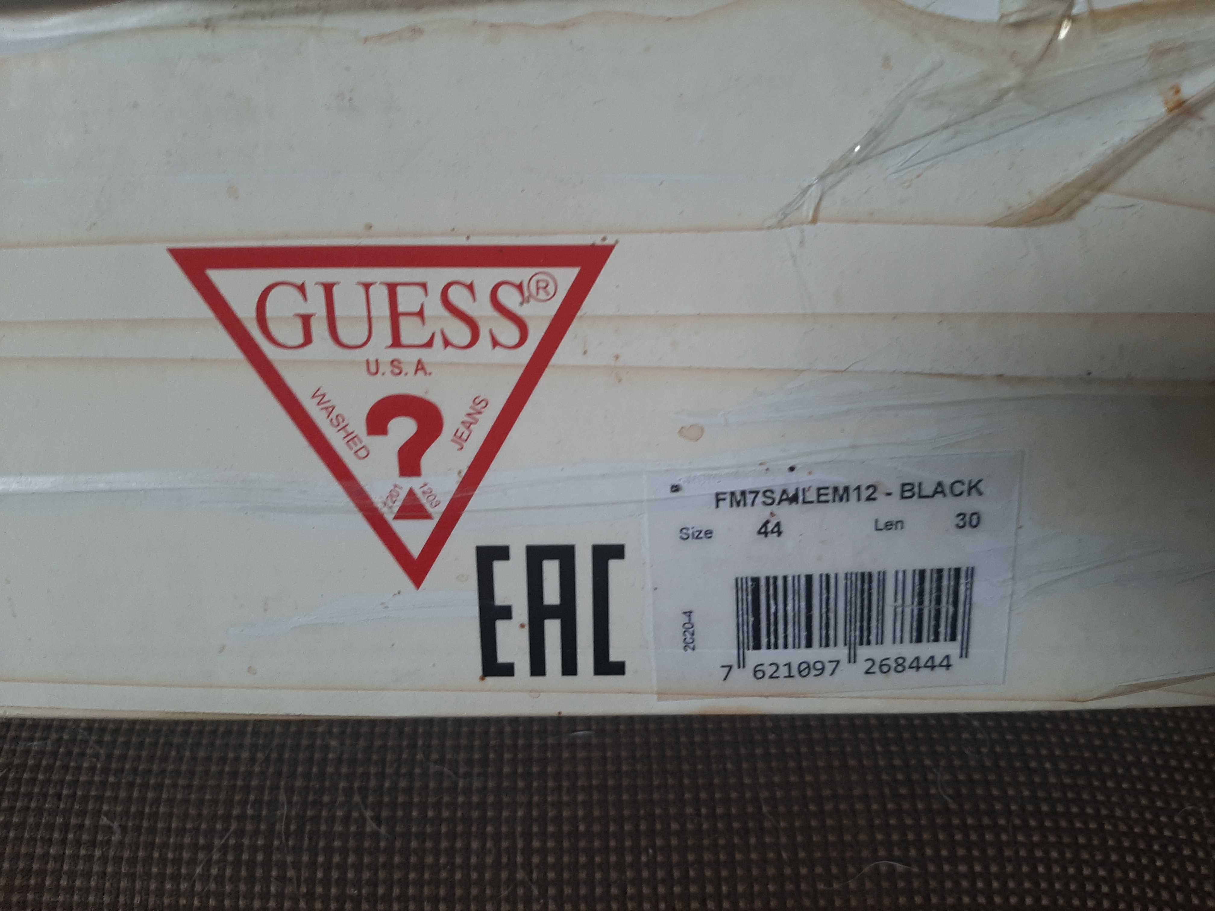 Guess oryginalne skórzane buty 45