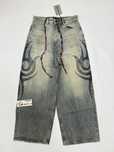 джинси Balenciaga Printed stretched baggy jeans