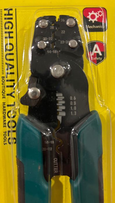 Кліщі обтискні для контактів