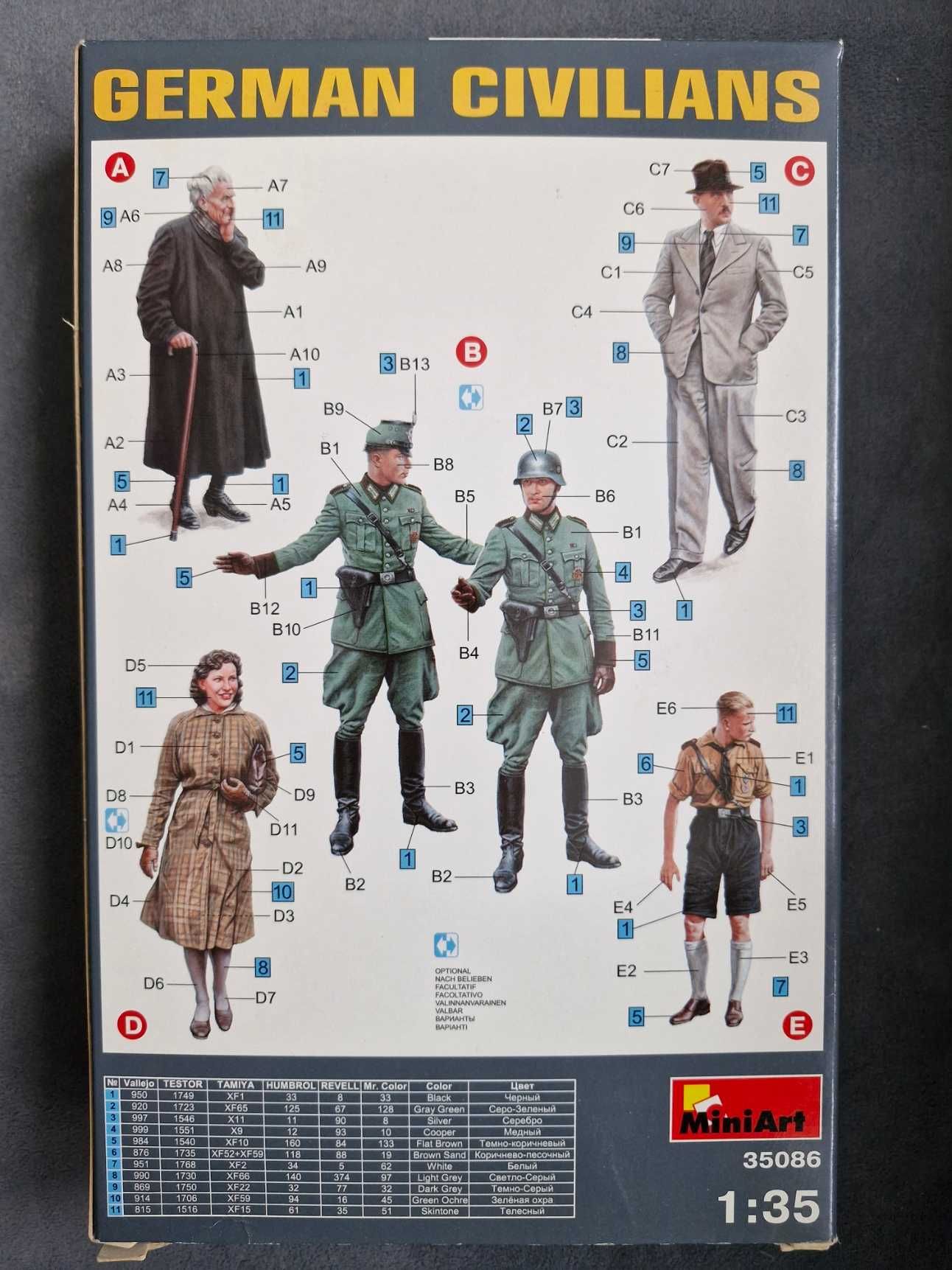 MiniArt 35086 - German Civilians - UNIKAT (1:35) V