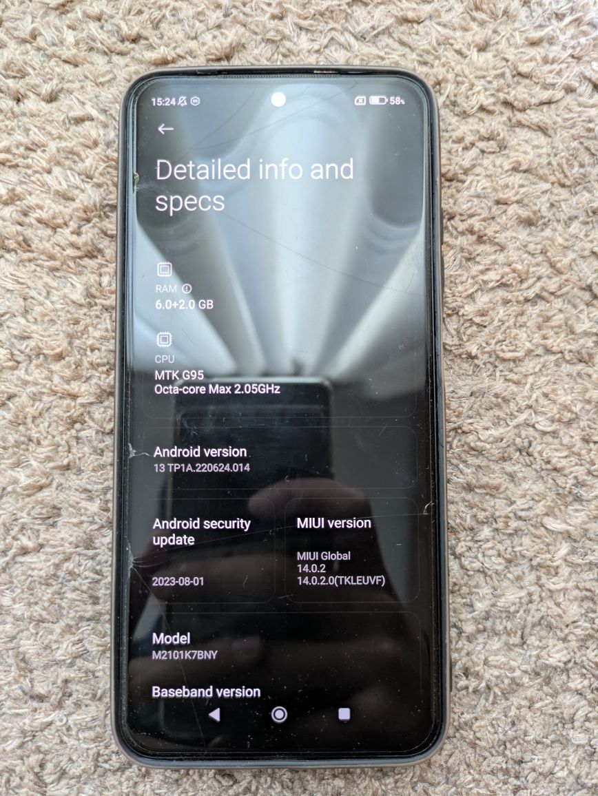 Xiaomi redmi note 10s