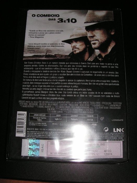 DVD O Combóio das 3 e 10 ( Novo )