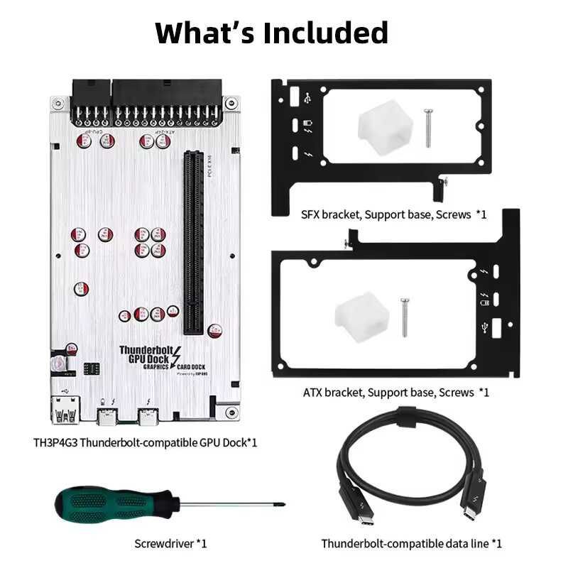 Placa grafica thunderbolt TH3P4G3 - Novo, nunca usado!
