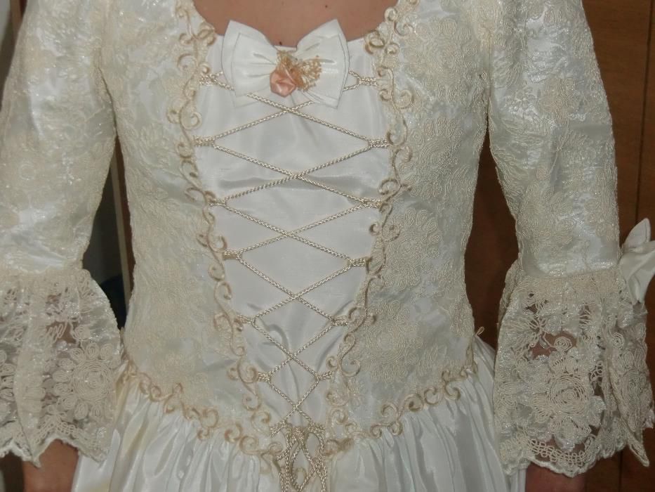Vestido de noiva Dama Antiga Romantico