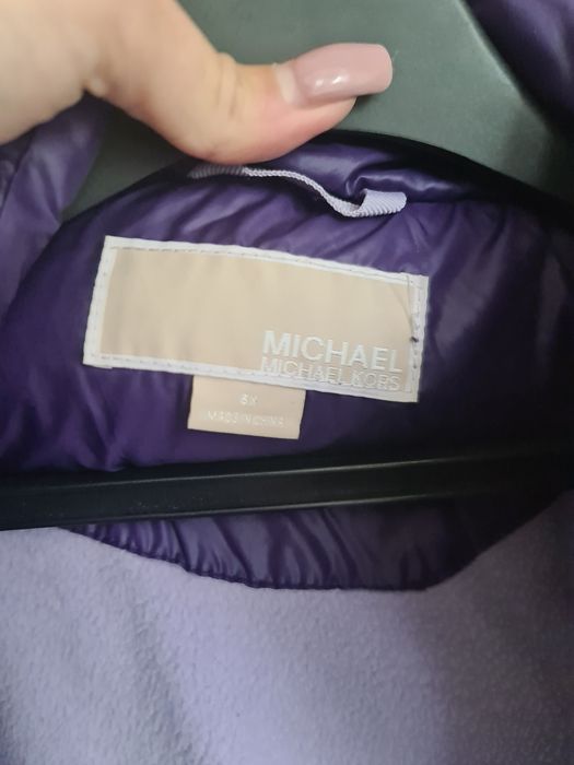 Пальто Michael Kors фиолетовое