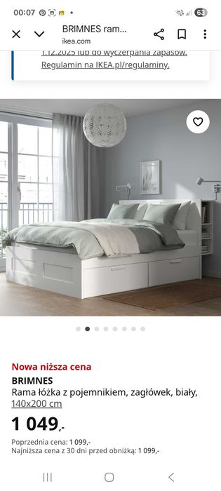 Ikea szuflady łóżko