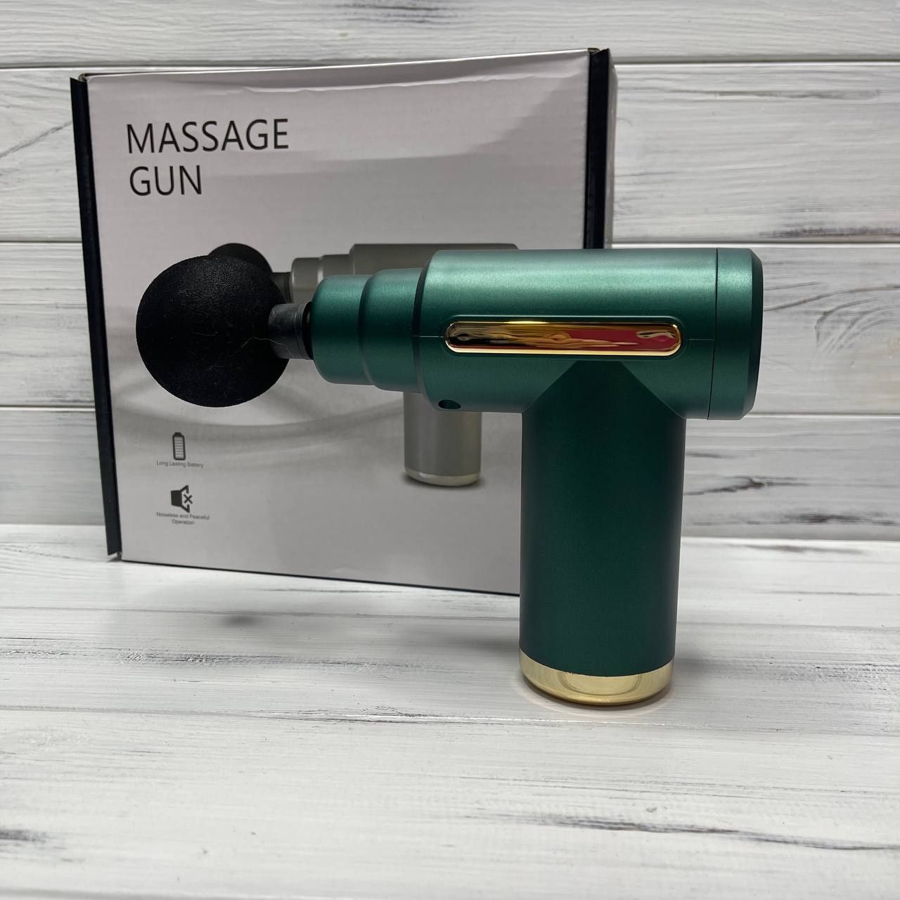 Портативный ручной массажер для тела Massage Gun