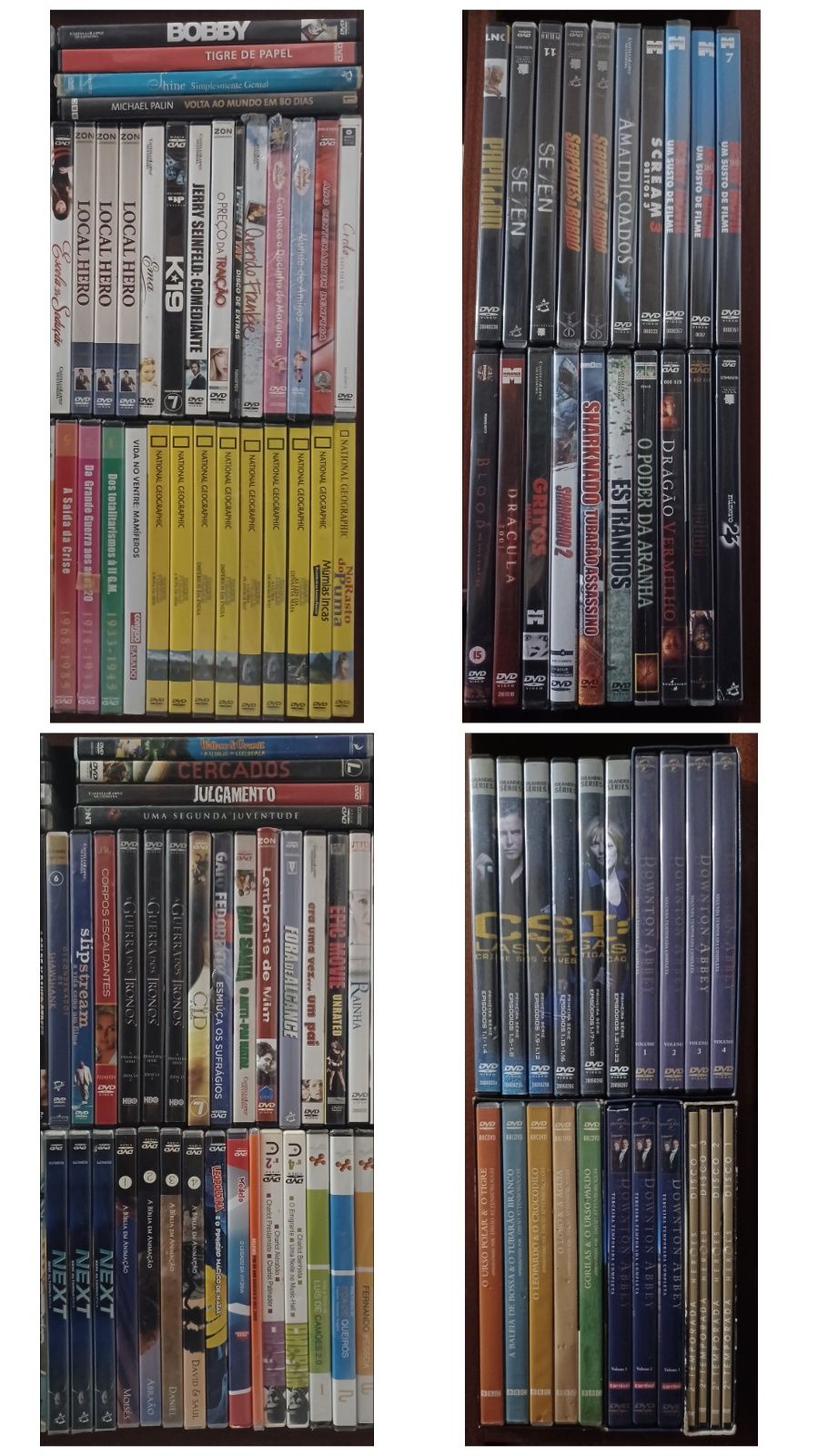 Lote de centenas de DVD's